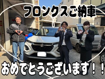 フロンクスをご納車させて頂きました！！